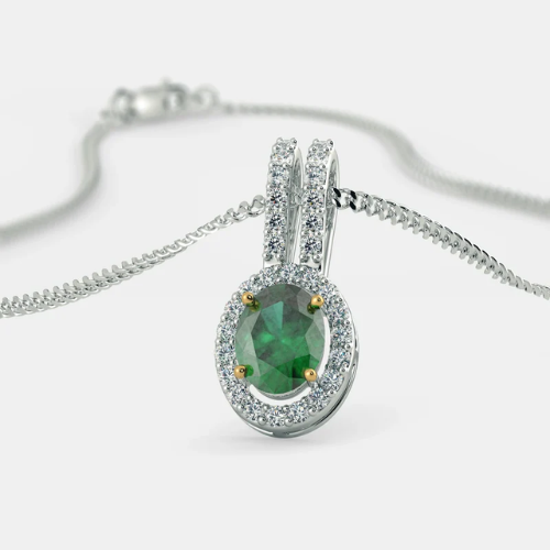 Grace Charm Solid 925 Sterling Silver Cubic Zirconia Pendant Necklace